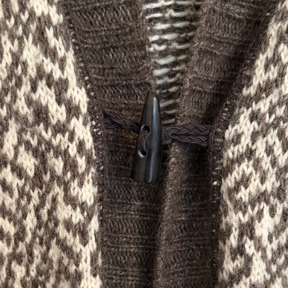 Farmers Market Iceland 100% Icelandic Wool Long Duster Cardigan - Picture 6 of 7